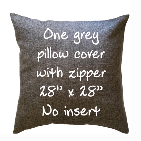Pillow Cover Zippered - No Insert - Picture 2 of 9